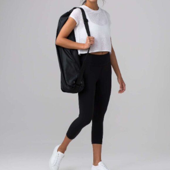 Lululemon Pushing Limits Crop (Nulu 21") SZ 4 - Picture 1 of 8